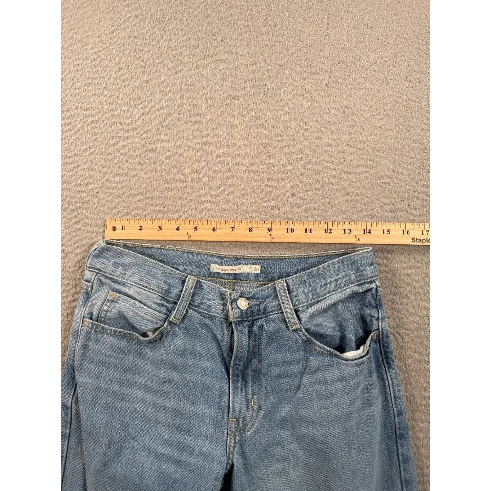 Levi's '94 Baggy Wide Leg Jeans Womens 28 Light Wash Denim Y2K Skater Baggy